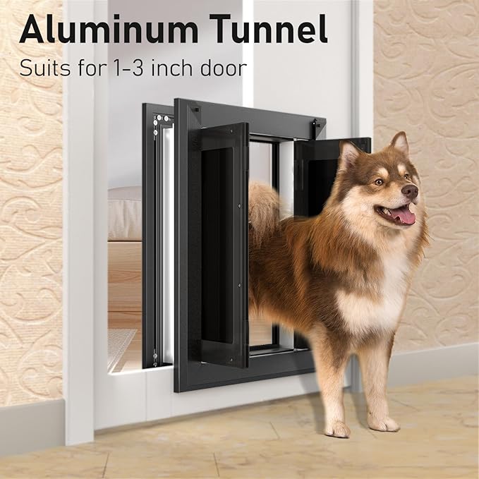Aluminum French Large Dog Door, Heavy-Duty - Image 3