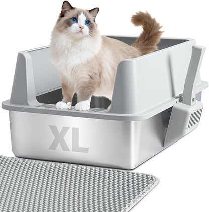 Stainless Steel Litter Box by Holintan