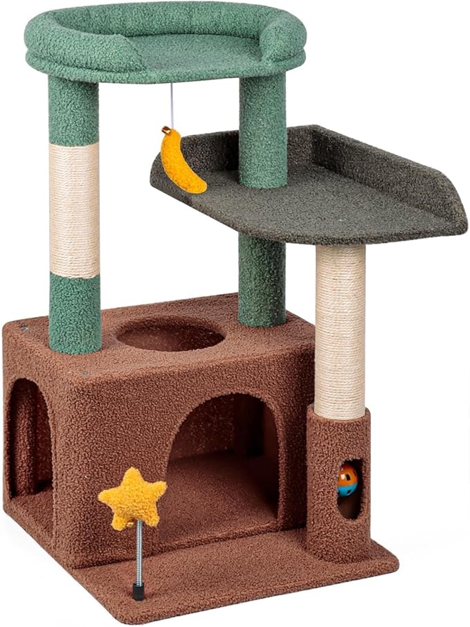 31" Cute Cat Tower for Indoor Kittens - Image 7