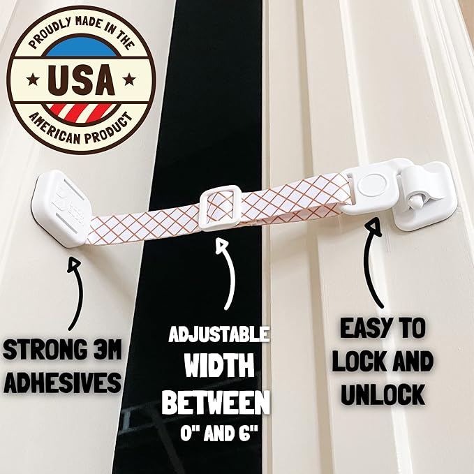 Door Buddy Pet Door Latch for Cats. Adjustable Cat Door Strap. Dog Proof Litter - Image 4
