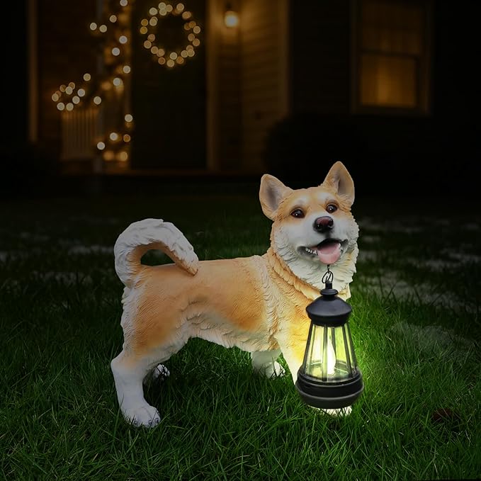 Corgi Dog Garden Statue - Image 7