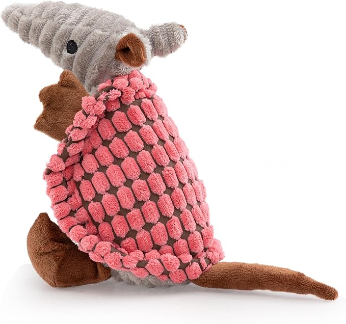 Hollypet Plush Dog Squeaky Toy Stuffed Armadillo Animal Pet Puppy Chew Toys by Hollypet