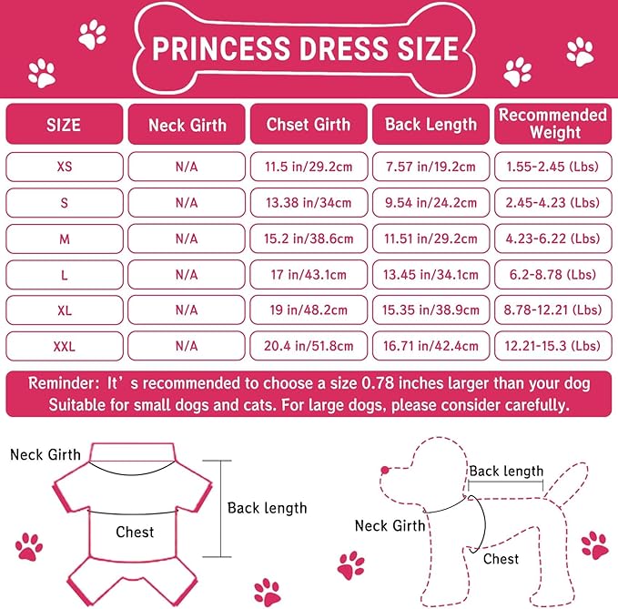 TAPBULL Dog Dresses, Fashionable Pet Dog Clothes - Image 2