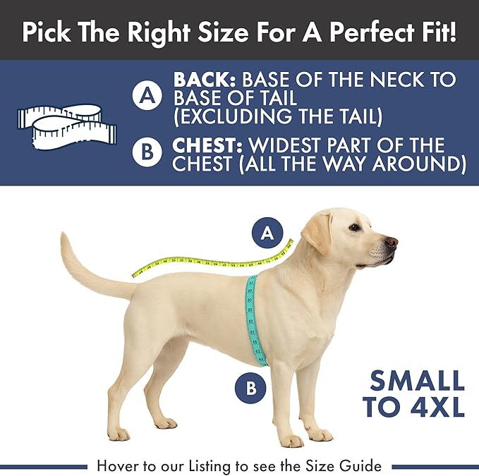 Spark Paws Dog Christmas Pajama, Dog Recovery Suit Male, Ultra-Soft and 4-Way - Image 6