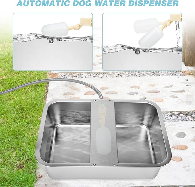 5 Gallon Automatic Dog Water Dispenser, Large Dog Water Bowl Dispenser - Image 5