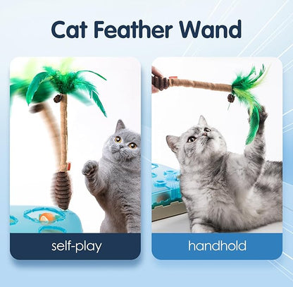 Migipaws 7-in-1 Interactive Cat Toy Motion Activated Indoor Playset - Image 3