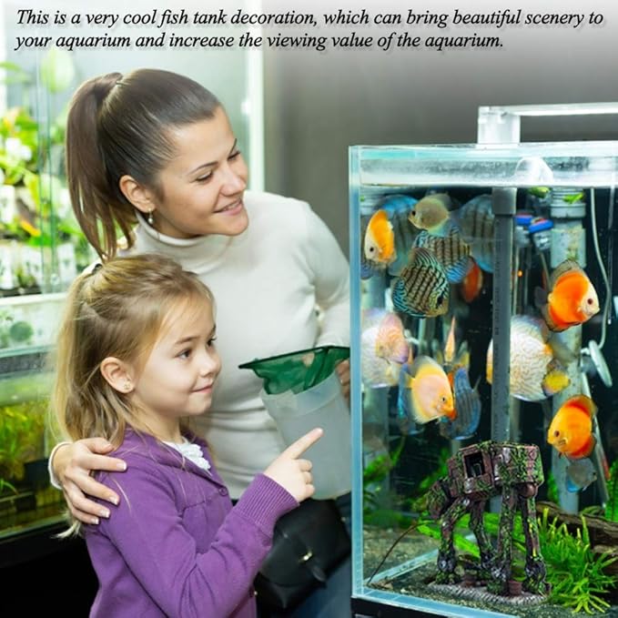 fazhongfa Fish Tank Decorations Star Wars Aquarium Accessories Small to Large - Image 7