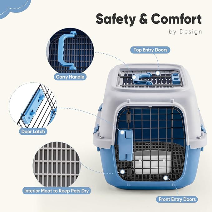 DUMOS 23" Hard-Sided Pet Carrier - Image 3