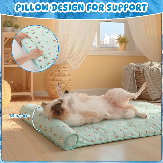 DoubleFill 4 Pack Cooling Pet Mats 15.7" x 23.6" Cooling Dog Beds - Image 4