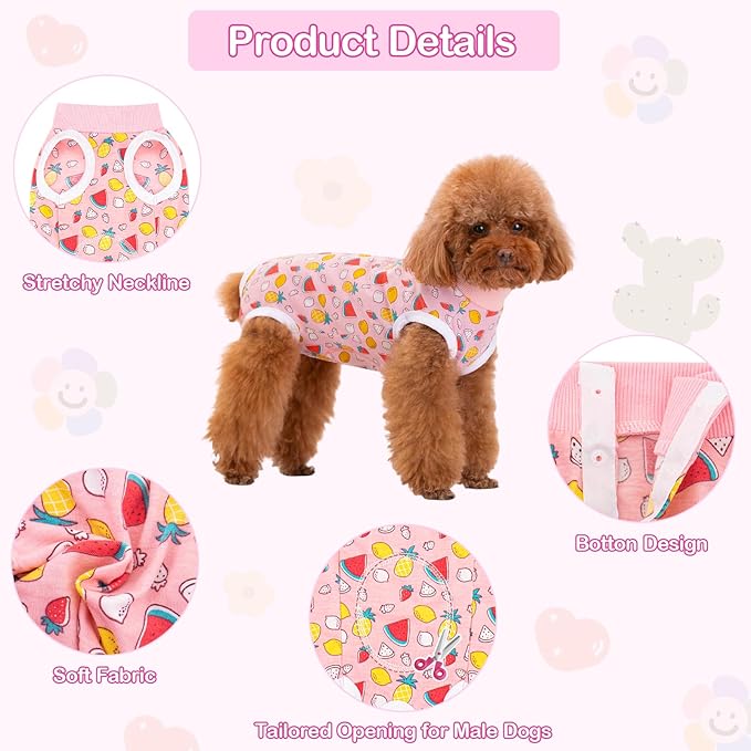 Coppthinktu Recovery Suit for Dogs After Surgery, Dog Onesie Surgery Recovery - Image 3