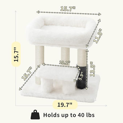 Heybly Cat Scratching Post, Small Cat Tree Tower - Image 7