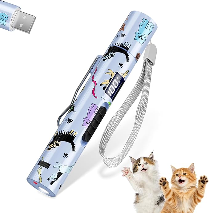 TBTeek Cat Toy, Battery Screen, Cute Fun Creative Body, Rechargeable, 7 by TBTeek