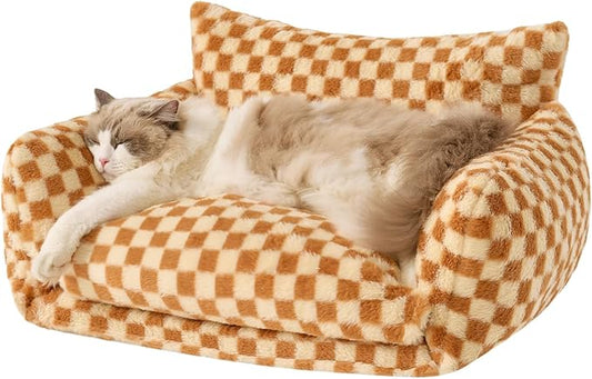 Hollypet Cat Bed Fluffy Plush Multifunctional Double-Layer Machine Washable by Hollypet