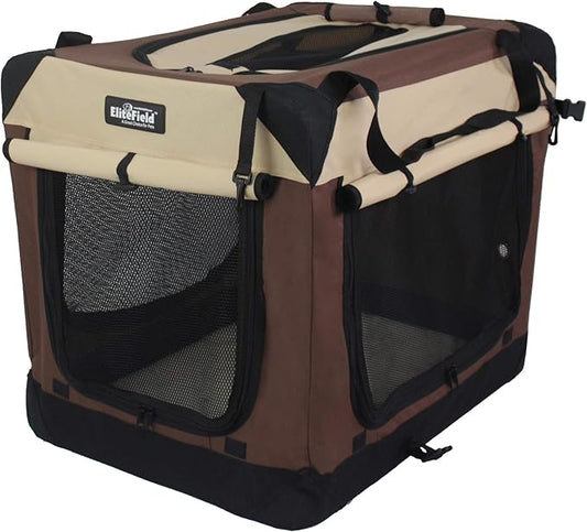 EliteField 4-Door Folding Soft Dog Crate by EliteField