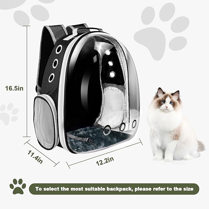 Cat Backpack Carrier, Pet Cat Carrier - Image 2