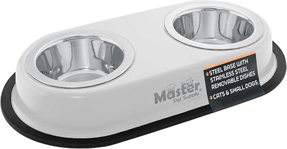 Master Pet Supply Double Dog Bowls Set by MasterPetSupply