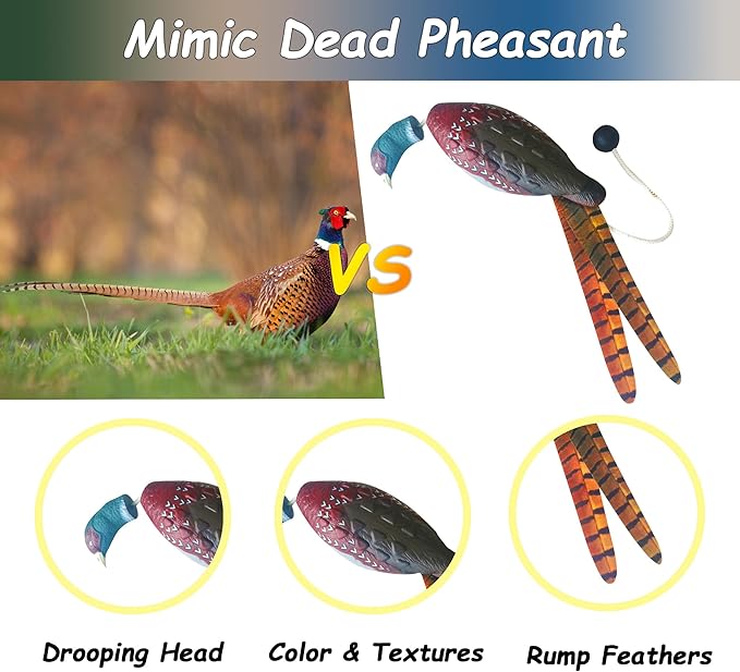 fingig 2 Pcs Pheasant Dummy Bumper Toy - Image 3