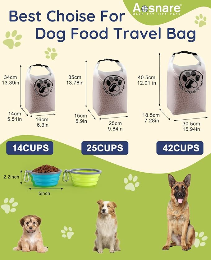 Pet Food Storage Bag for Travel - Image 7