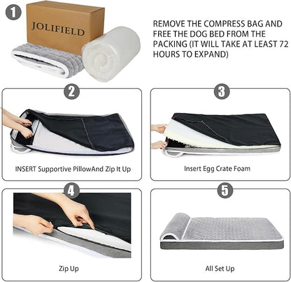 Orthopedic Jumbo Dog Bed Large Sized Dog - Image 8
