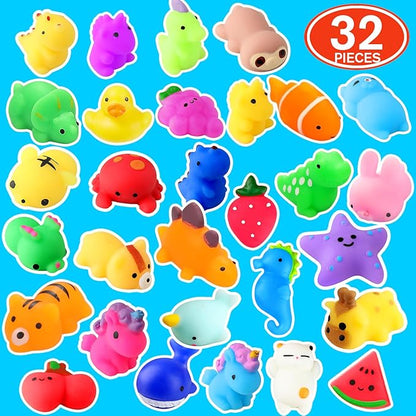 nobasco Squishies, 32 Pack Mochi Squishy Toys - Image 7