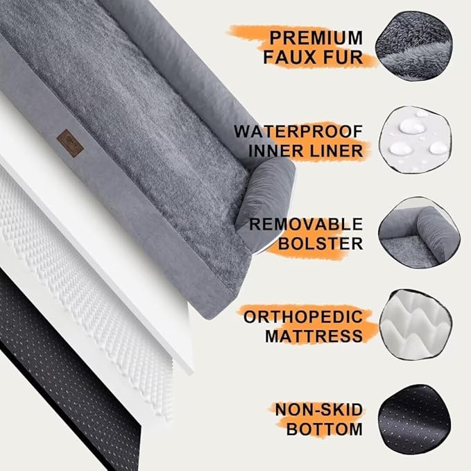 Small Dog Bed Waterproof Orthopedic Dog Beds - Image 5