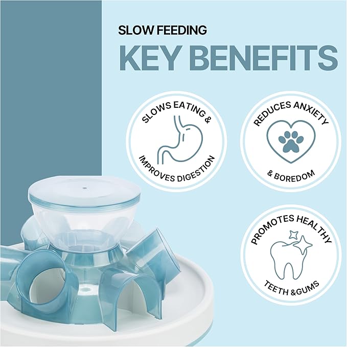 TRIXIE Tunnel Slow Feeder for Cats and Dogs, Interactive Cat Toy, Pet Food - Image 2