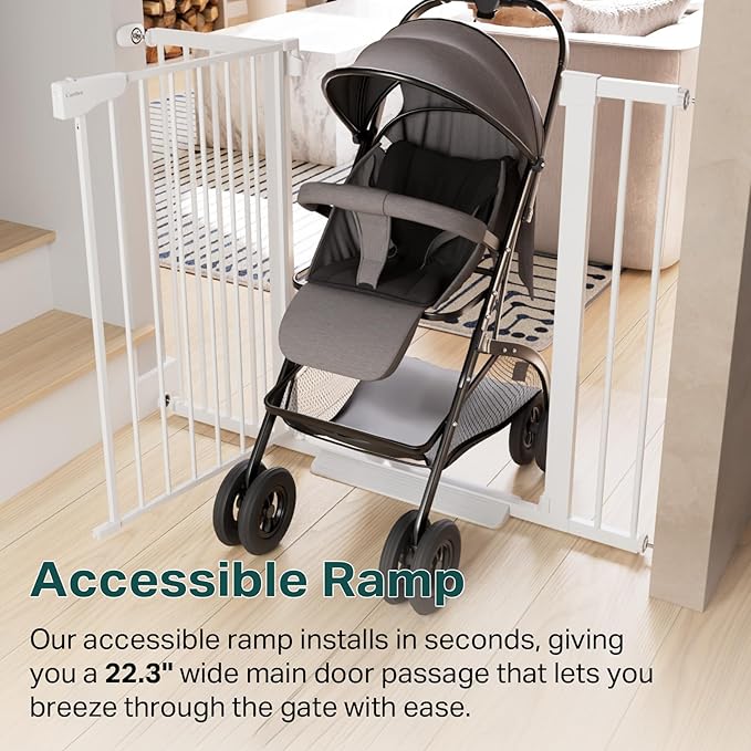 Cumbor 36" Extra Tall Baby Gate - Image 8