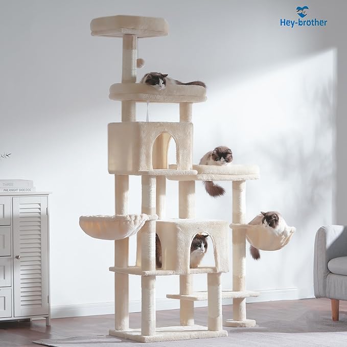 Hey-brother Cat Tree Tower, Scratching Posts - Image 8