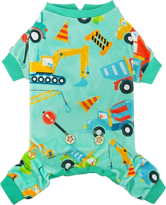 KYEESE Dog Pajamas Stretchy Pet Jammies Coat Comfy Pet Onesie Costume Velvet by KYEESE