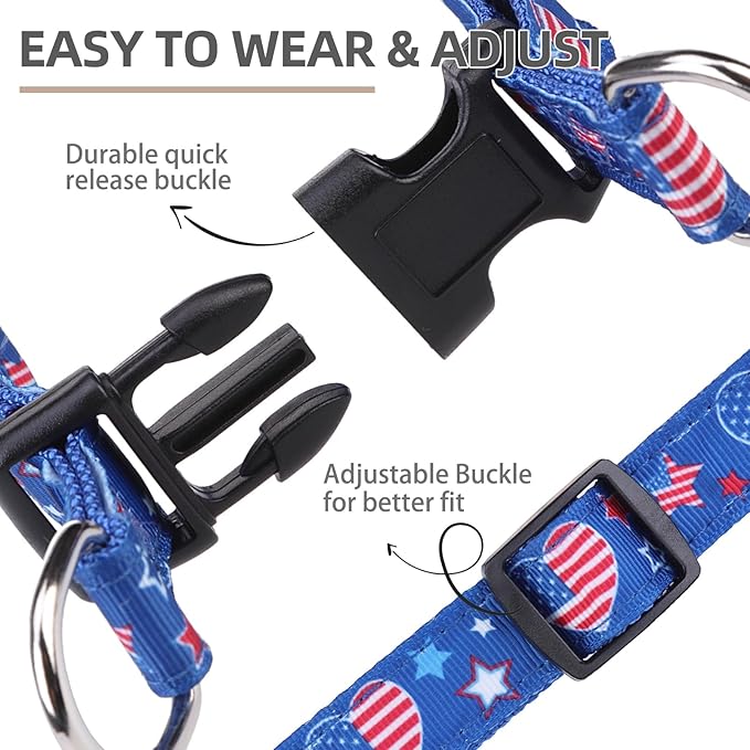 PUPTECK No Pull Dog Harness Soft Adjustable Basic Nylon Step in Puppy Vest - Image 3