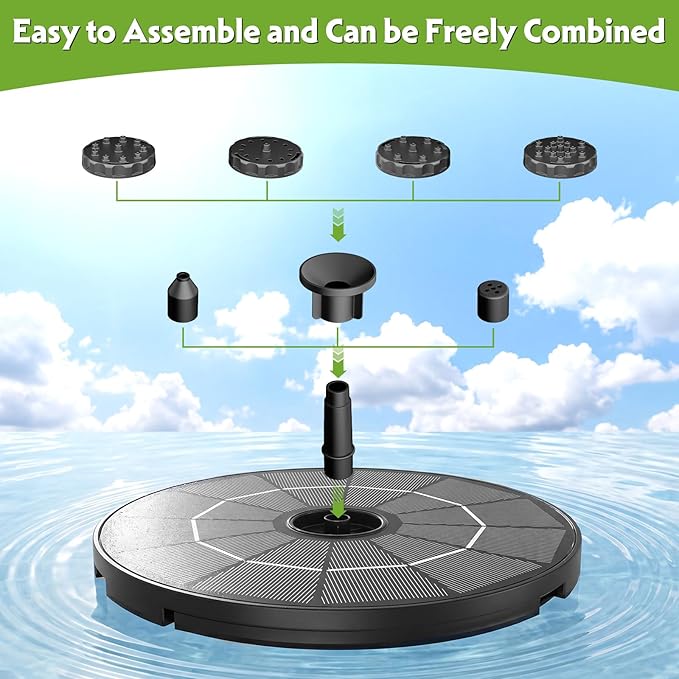 AISITIN DIY Solar Fountain Pump - Image 9