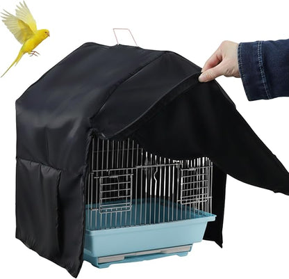 Bird Cage Cover Blackout for Good Night, 11.6 x 8.6 x 15.7 in Dustproof by Marsrut