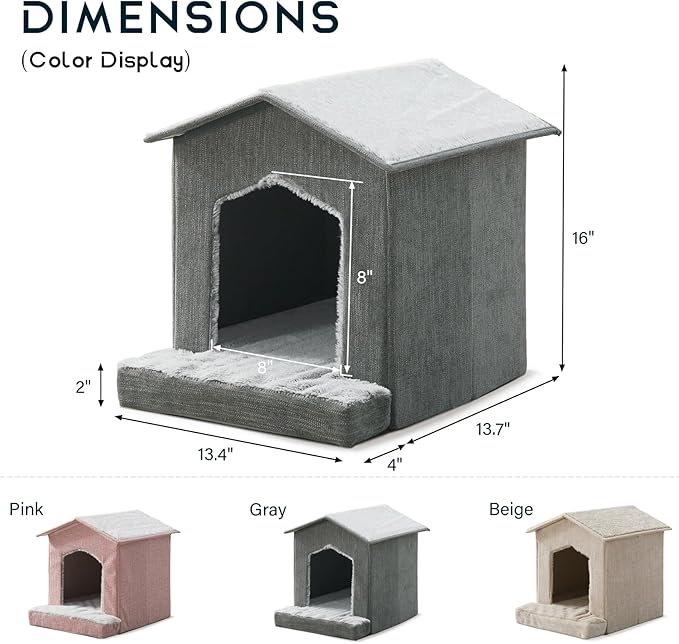 Cat Beds for Indoor Cats, Cat Houses, Cat Cave - Image 5