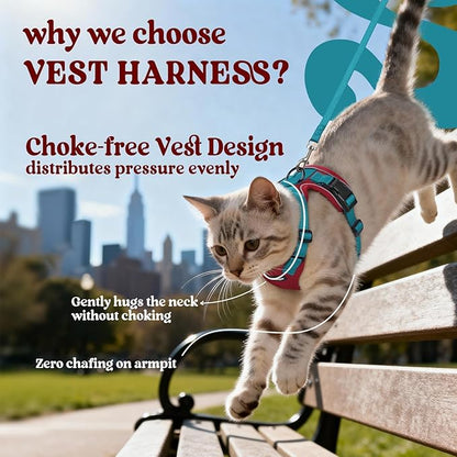 rabbitgoo Cat Harness and Leash Set, Escape Proof Vest Harness - Image 3