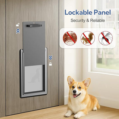 Full Enclosed Magnetic Flaps Dog Door, Rustproof Aluminum Alloy Frame, Extreme - Image 6