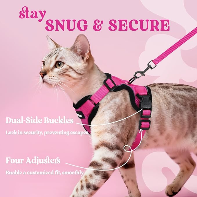 rabbitgoo Cat Harness and Leash Set, Escape Proof Vest Harness - Image 6