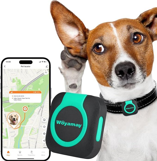 Woyamay GPS Tracker for Dogs and Cats, Mini Cat & Dog GPS Tracker by Woyamay