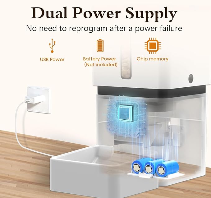 Yakry Automatic Dog Feeder - 8L/33 Cups Smart Pet Feeder - Image 9