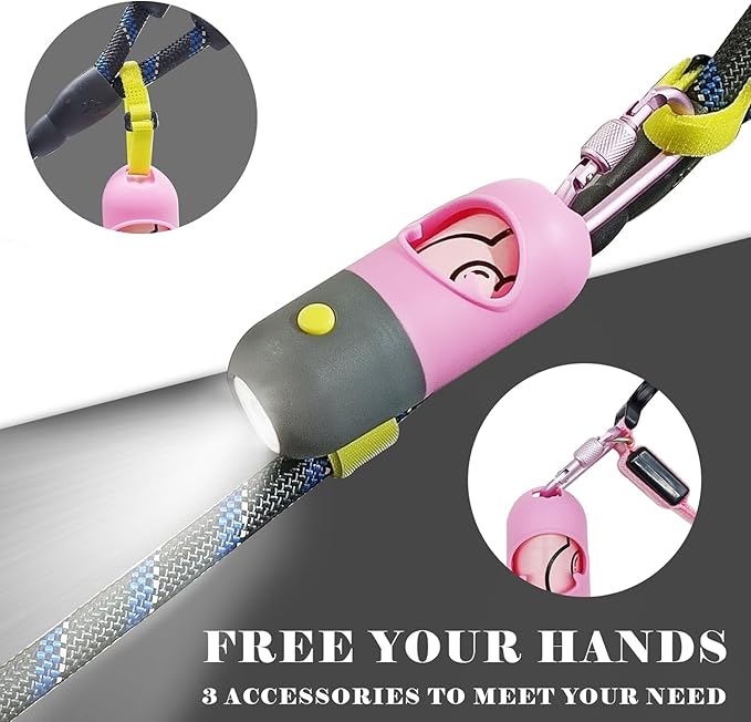 Dog Poop Bags Holder with LED Flashlight|Pet Waste Bags Dispenser - Image 2