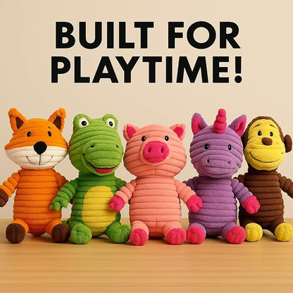Jalousie Plush Toys Assortment Value Bundle Puppy Pet Mutt Squeak Toy - Image 7