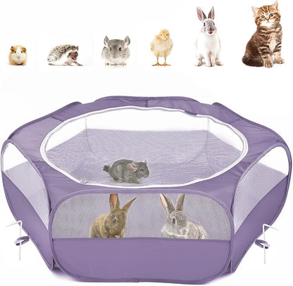 Pawaboo Small Animals Playpen, Waterproof Small Pet Cage Tent by Pawaboo