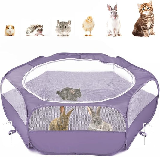 Pawaboo Small Animals Playpen, Waterproof Small Pet Cage Tent by Pawaboo