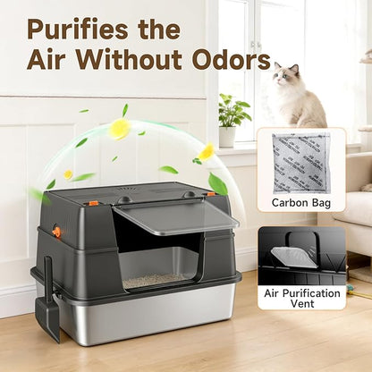 Stainless Steel Litter Box - Image 4