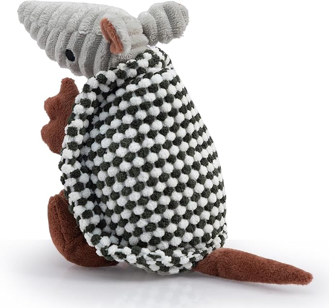 Hollypet Plush Dog Squeaky Toy Stuffed Armadillo Animal Pet Puppy Chew Toys by Hollypet