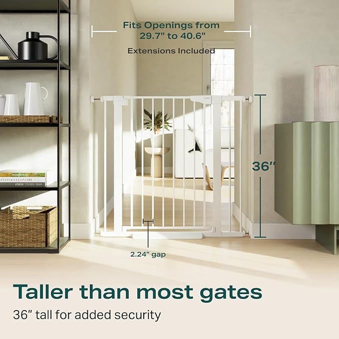 Cumbor 36" Extra Tall Baby Gate - Image 2
