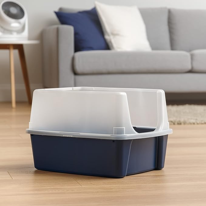 IRIS USA Cat Litter Box Large Open Top - Image 5