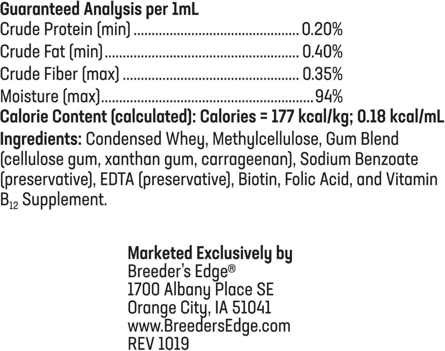 Revival Animal Health Breeder's Edge Nurture Mate - Colostrum Supplement for Puppies & Kittens, Dogs, Cats - 30 ml Paste
