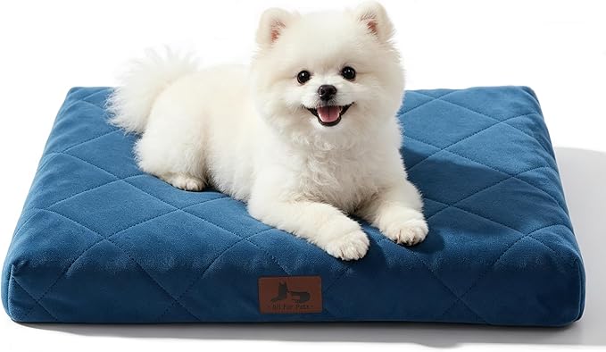 Orthopedic Dog Beds for Small Dogs, Washable Pet Bed Mat by WARMREST