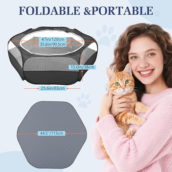 2-in-1 Small Animals Playpen - Image 3