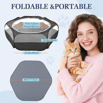 2-in-1 Small Animals Playpen - Image 3